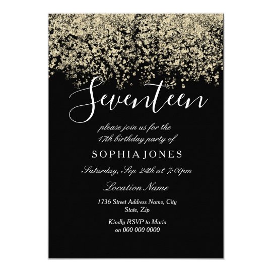 17Th Birthday Invitations 9