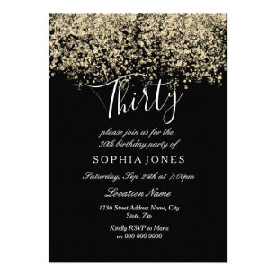 30th birthday invitations zazzle