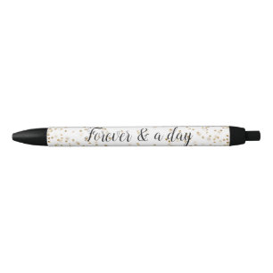 Gold glitter confetti sparkle pen