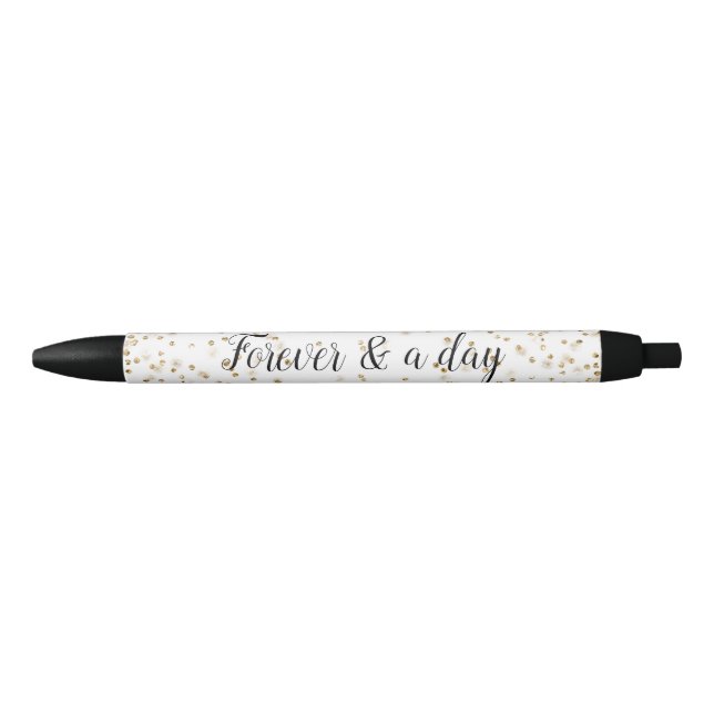 Gold glitter confetti sparkle       pen (Front)