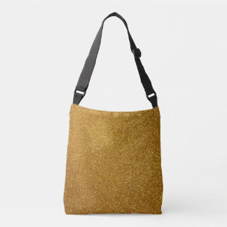 Gold glitter crossbody bag