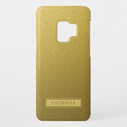 Gold Glitter Custom Name Case-Mate Samsung Galaxy S9 Case