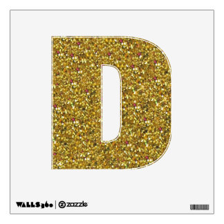 Glitter Letters Wall Decals Wall Stickers Zazzle