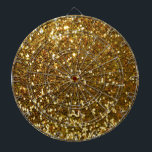 Gold Glitter Dart Board<br><div class="desc">Cute</div>