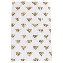 Gold Glitter Diamonds   