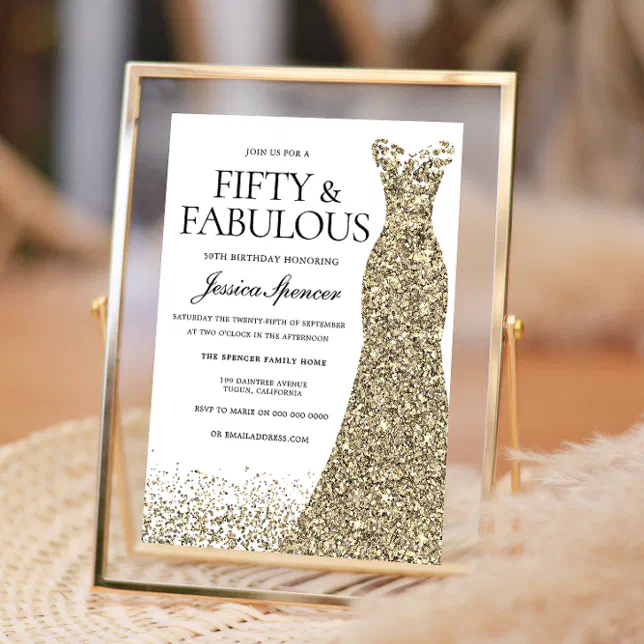 the invitation gold dress Gold Embellished Illusion Evening Gown main image 0