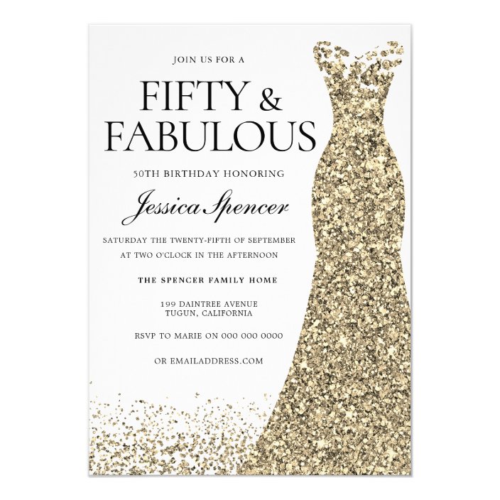 dress code for 50th birthday