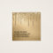 Gold Glitter Drips Hair Clip Display Card