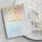 Gold Glitter Drips Rainbow Holographic Wedding