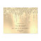 Gold glitter drips will you be my bridesmaid