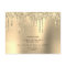 Gold glitter drips will you be my maid of honor