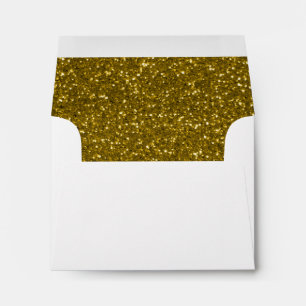 Gold Glitter Envelope