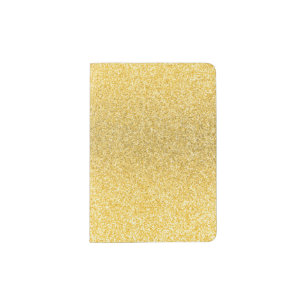Gold glitter fancy, pretty, travel, passport holder