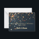 Gold Glitter Faux Foil Wedding Advice Card<br><div class="desc">This is Blank Elegant Gold Glitter Faux Foil Wedding Advice Card Business Card. This card featuring is gold glitter. It is perfect as wedding place cards, business cards and more. Click on the customize it button to personalize the design.</div>