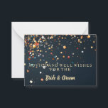 Gold Glitter Faux Foil Wedding Advice Card<br><div class="desc">This is Blank Elegant Gold Glitter Faux Foil Wedding Advice Card Business Card. This card featuring is gold glitter. It is perfect as wedding place cards, business cards and more. Click on the customize it button to personalize the design.</div>