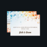 Gold Glitter Faux Foil Wedding Advice Card<br><div class="desc">This is Blank Elegant Gold Glitter Faux Foil Wedding Advice Card  Business Card. This card featuring is gold glitter. It is perfect as wedding place cards,  business cards and more. Click on the customize it button to personalize the design.</div>