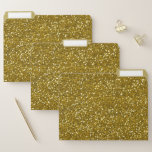 Gold Glitter File Folder