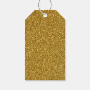 Gold Glitter Gift Tags