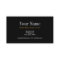 Gold Glitter Hairdresser Salon Black