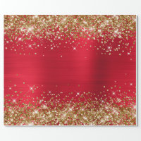 Elegant Burgundy and Black Ombre Wrapping Paper, Zazzle