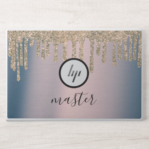 gold glitter HP EliteBook 850 HP Laptop Skin