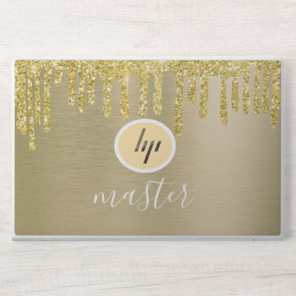 gold glitter HP EliteBook 850 Laptop Skin