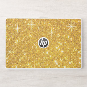 Gold glitter HP Laptop 15t/15z, HP 250/255 G7 Note HP Laptop Skin