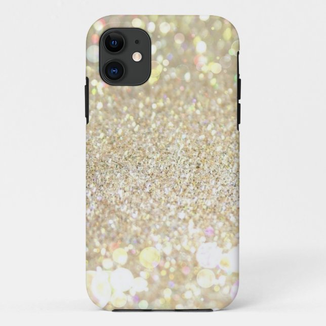 Gold glitter iPhone 5s case (Back)