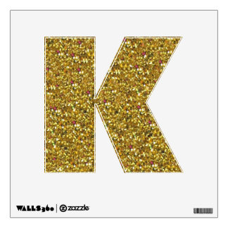 Glitter Letters Wall Decals & Wall Stickers | Zazzle