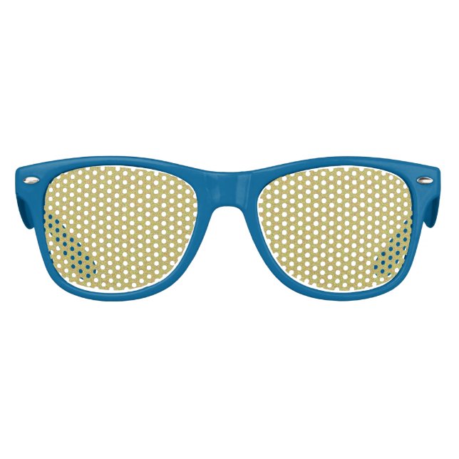 Gold Glitter Kids Sunglasses (Front)