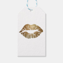 Gold glitter lips, luxury style