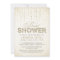 Gold Glitter Look Bridal Shower Invitation