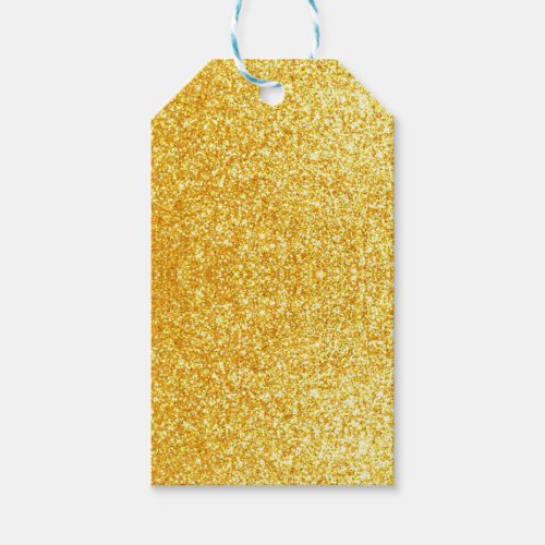 Gold Glitter Look Elegant Blank Template Classic Gift Tags