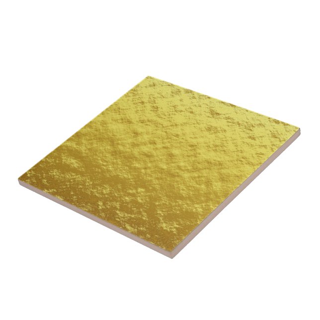 Gold Glitter Luxury Golden Ceramic Tile (Side)