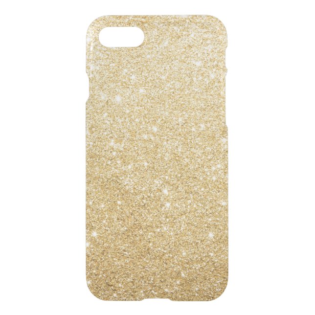 Gold Glitter Luxury Uncommon iPhone Case (Back)
