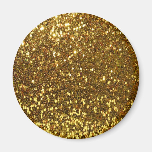 Gold Glitter Magnet (Front)