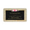 Gold Glitter Makeup Artist Hair Salon Floral Wrap