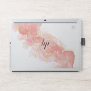 Gold Glitter marble  HP Laptop Skin