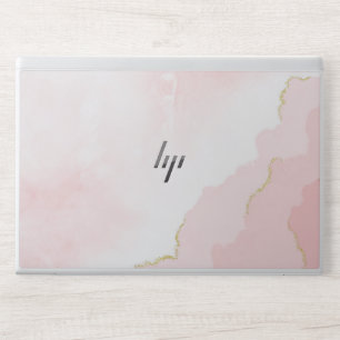 Gold Glitter marble HP Laptop Skin