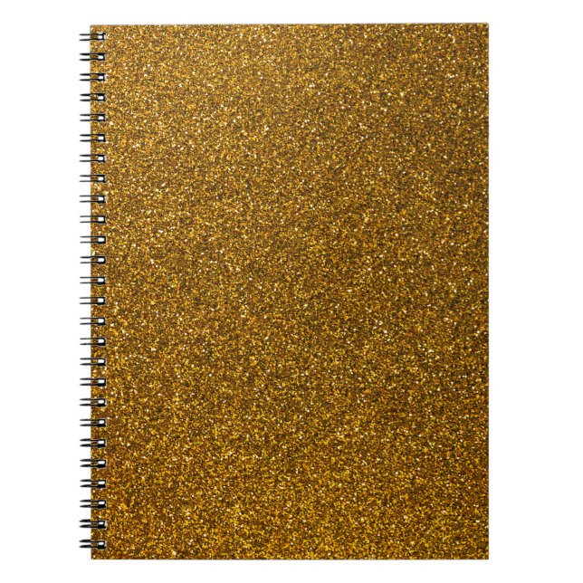 Gold Glitter Notebook (Front)