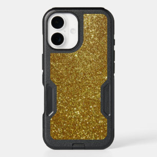 Gold Glitter iPhone 16 Case