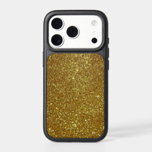 Gold Glitter iPhone 17 Pro Case