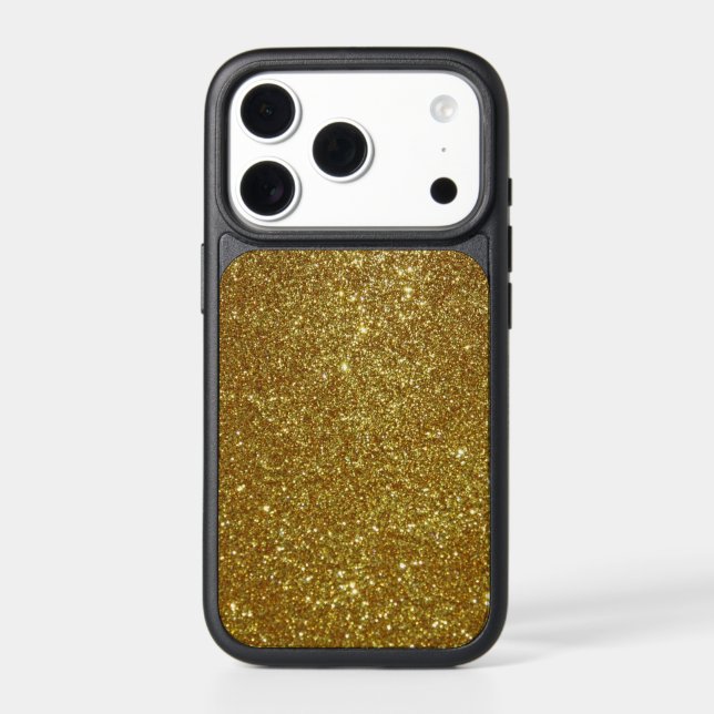 Gold Glitter Otterbox iPhone Case (Back)