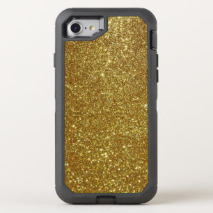 Gold Glitter OtterBox Defender iPhone SE/8/7 Case