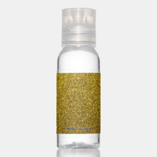 Gold Glitter Pattern Hand Sanitizer