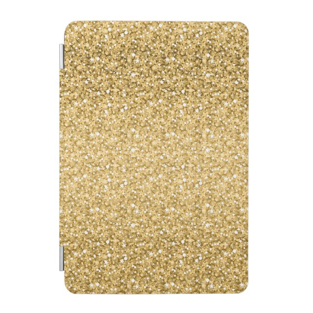Gold Glitter Pattern iPad Mini Cover (Front)