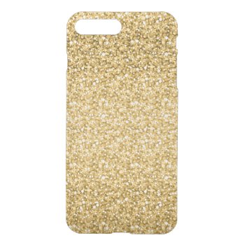 Gold Glitter Pattern Iphone 8 Plus/7 Plus Case by gogaonzazzle at Zazzle
