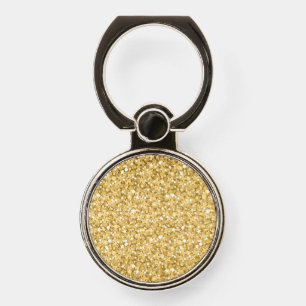 Gold Glitter Phone Ring Stand