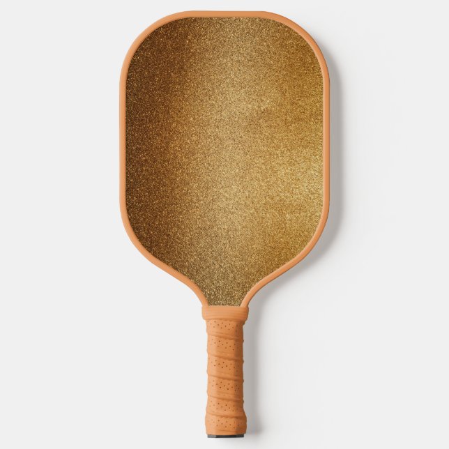 Gold Glitter  Pickleball Paddle (Front)