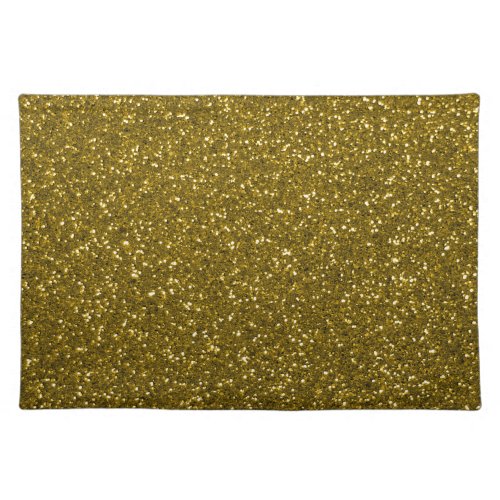 Gold Glitter Placemat